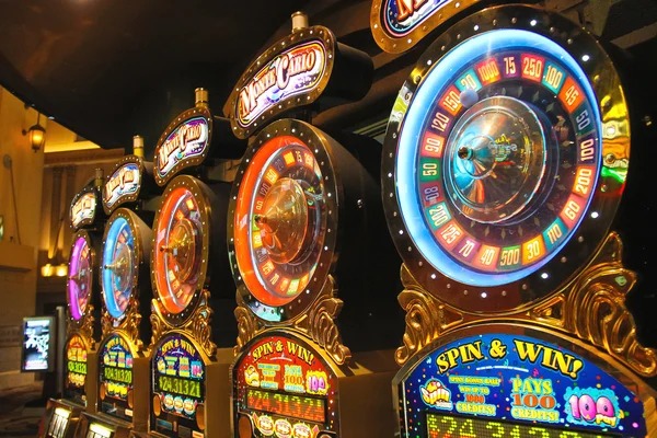 Live roulette wheel in studio